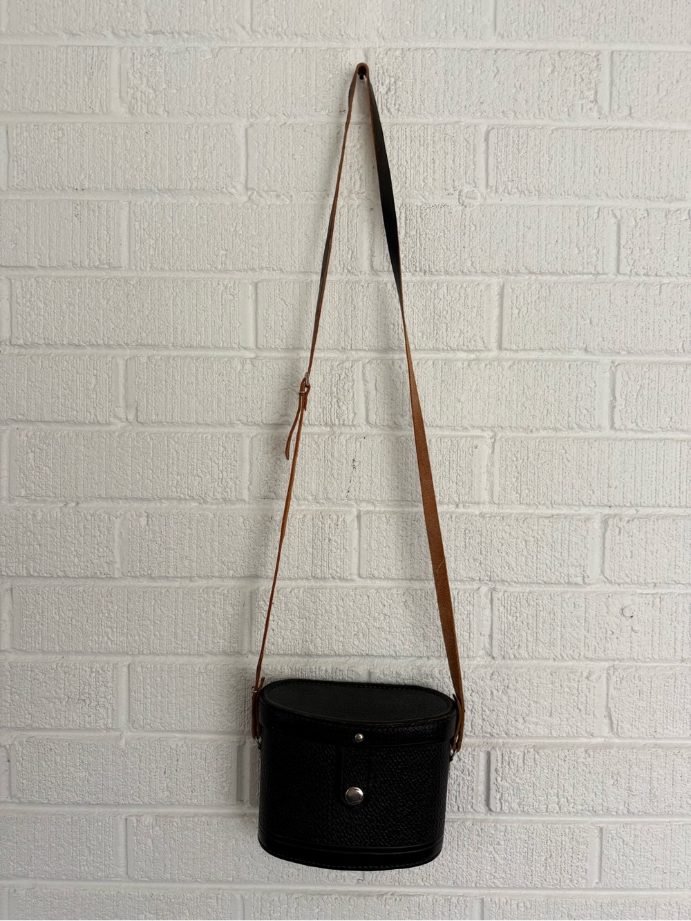Vintage Binocular/Camera Case with Adjustable Brown Leather Strap